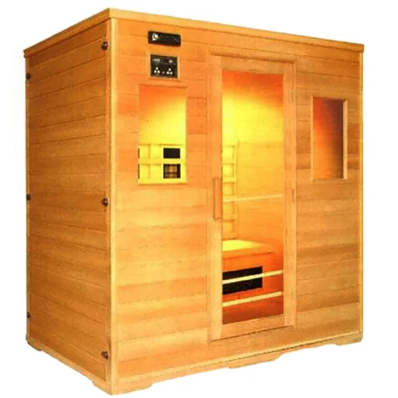 Оптовая продажа с фабрики 3 человек паровым раздвижная дверь душевой кабины деревянные саунные комнаты