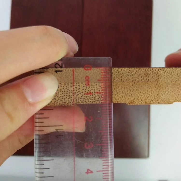 GOLDEN PINE HDF Latest Design 14mm Flat Red Color Solid Hardwood Lock Waterproof Bamboo Wood Flooring