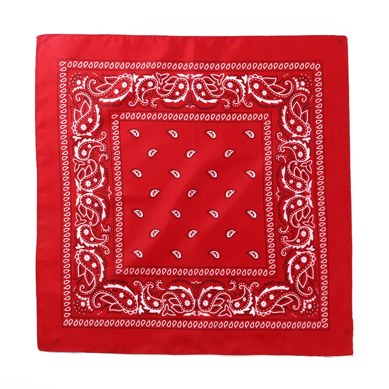 
Bandana magic outdoor sports scarf custom polyester cashew flower riding mask Paisley Scarf in stock 