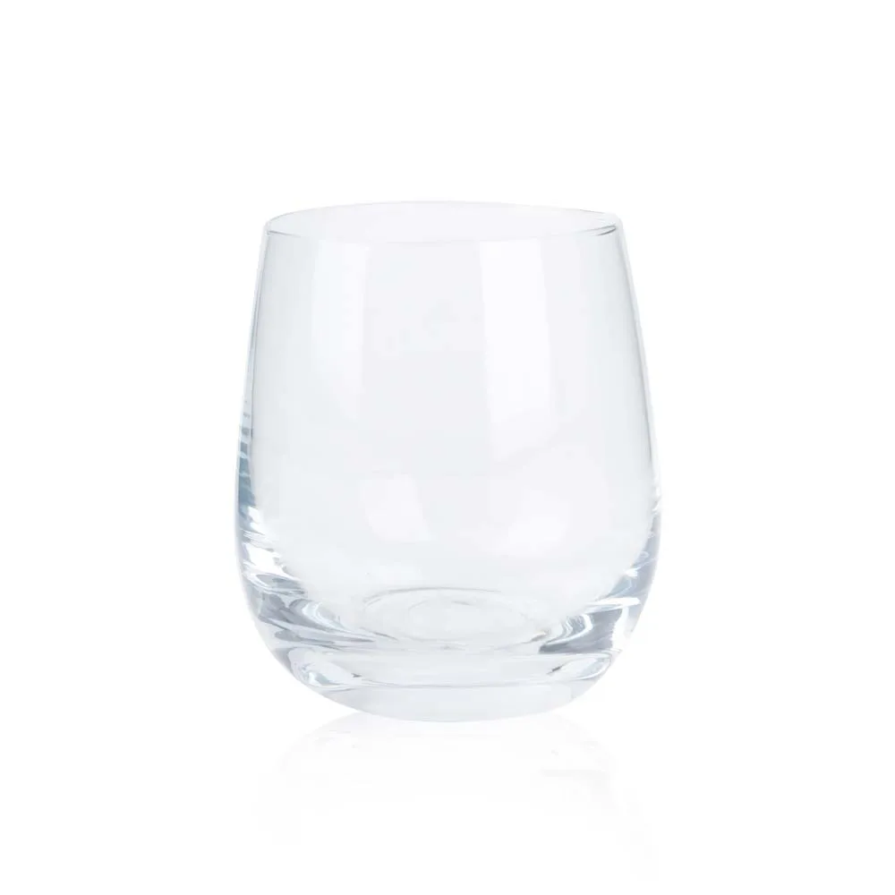 110z Cheap factory wholesale lead-free clear Glass cups Whisky wine glass custom pattern logo