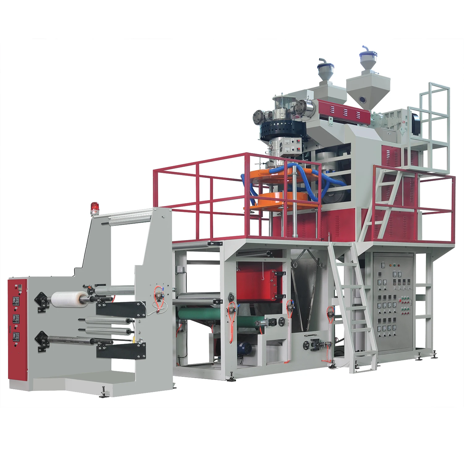 Automatic PP Lower Water-Cooled Film Blowing Machine Price DONGLONG