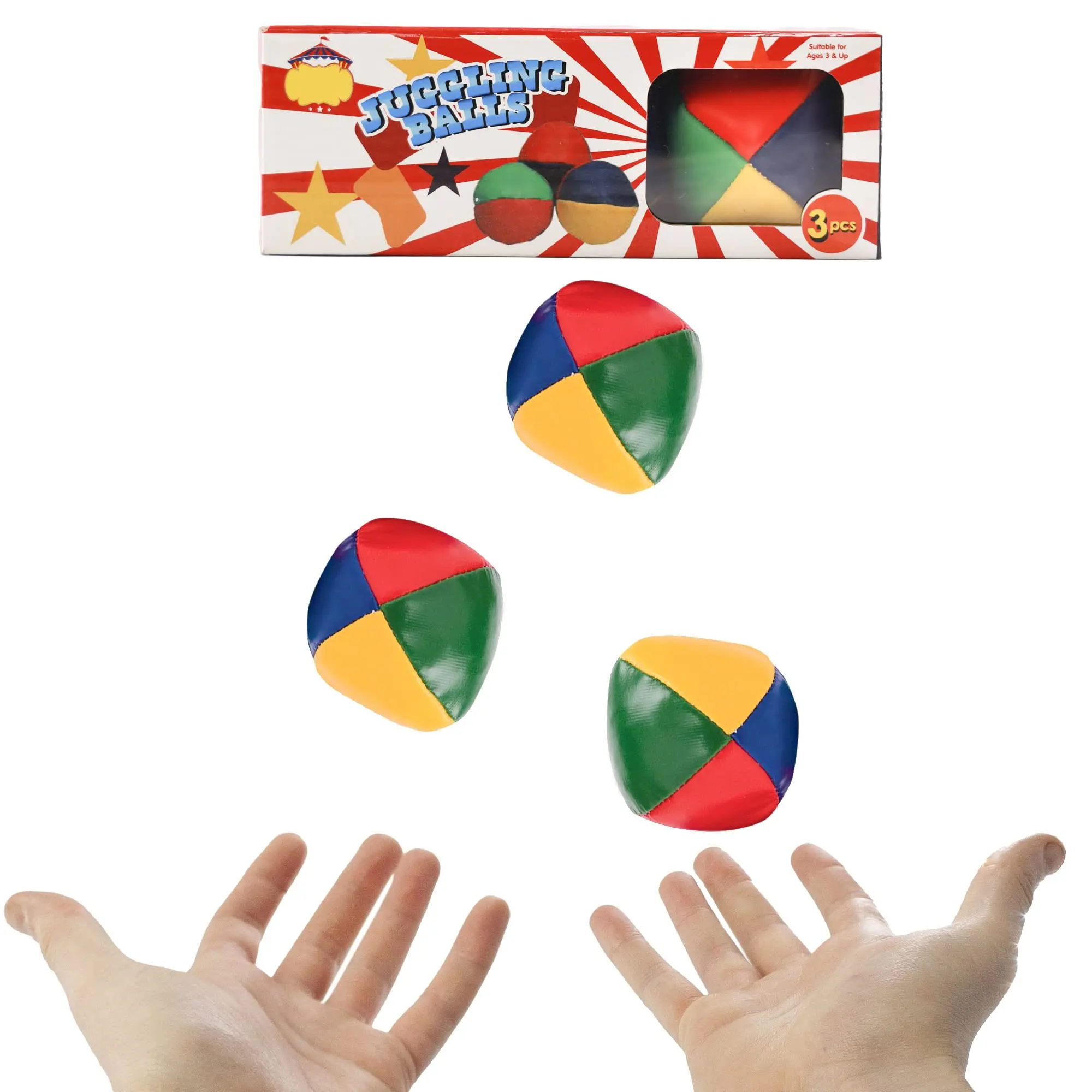 3 Packs Juggling Balls Set for Beginners, Quality Mini Juggling Balls, Durable Juggle Ball Kit, Soft Easy Juggle Balls