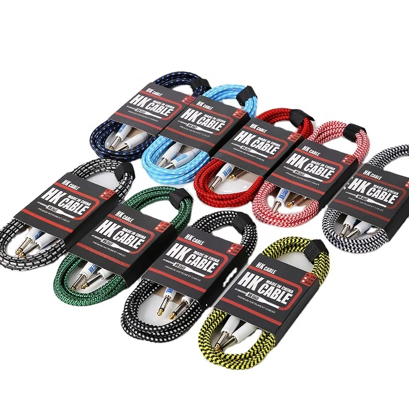 Hot guitar accessories copper core audio cable 3 m 5 m 8 m audio pickup guitar cable connection cable