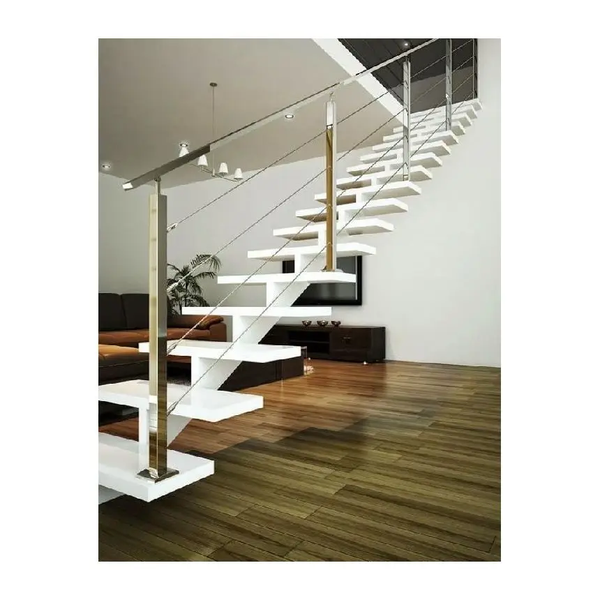 escalier straight staircase with lift