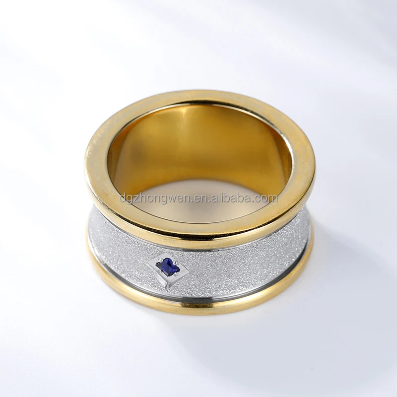 Производитель Custom14K 18K Позолоченные ювелирные изделия с бриллиантами кольца из титановой нержавеющей стали золотые уплотнительные для женщин и