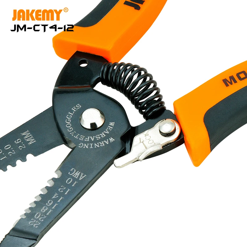 JM-CT4-12 Wire Electric Hand Crimper Pliers RJ45 Crimping Tool Ferrules Lug Cable Terminal Crimping Tool for RJ Connection