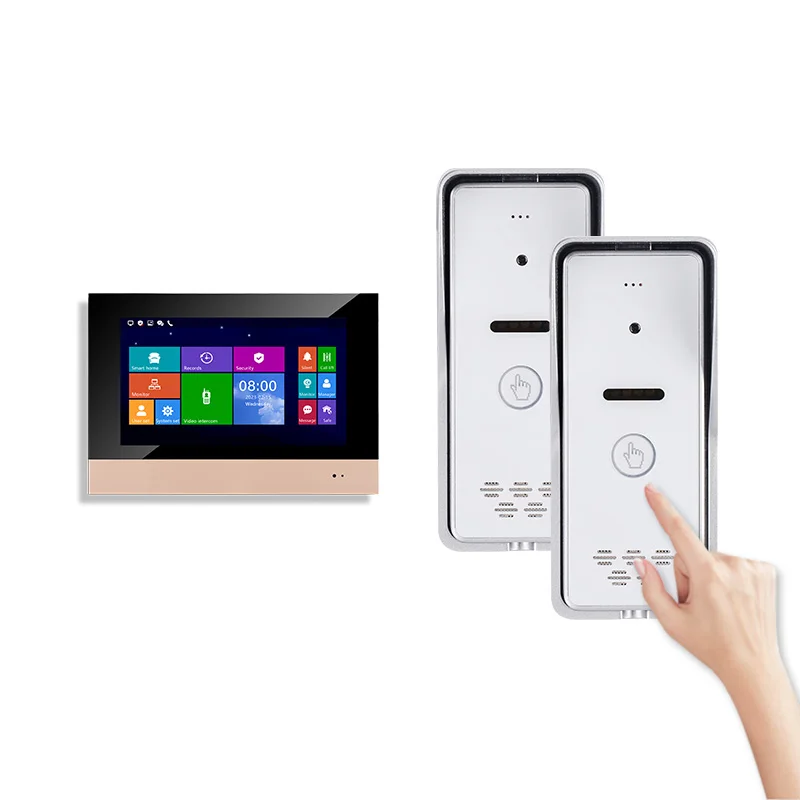 Customized HD IP entry Apartment access control intercom video door phone