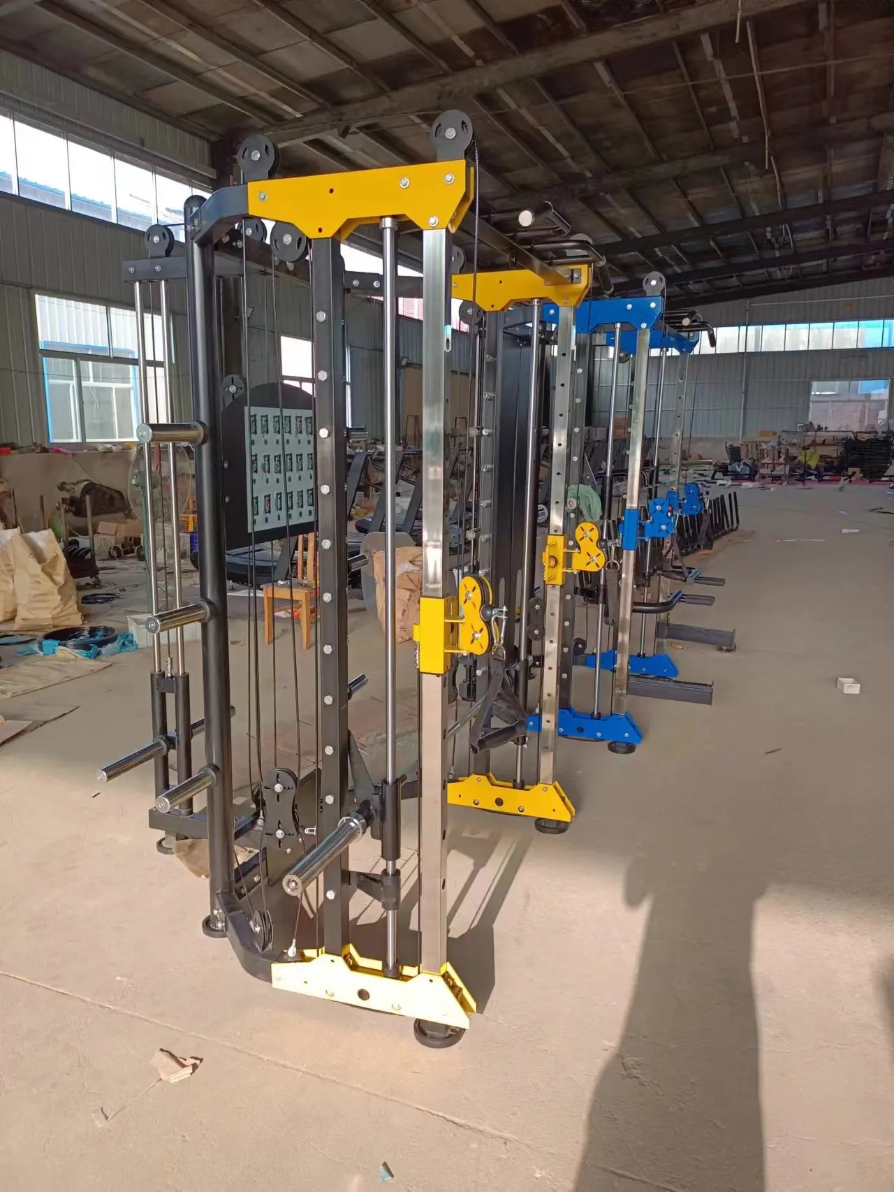 Fitness Exercise Sport Power Squat Rack Home Use Multifunctional Gym Equipment Smith Comprehensive Machine Multi Combo Training