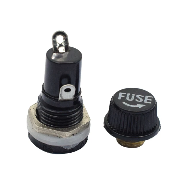 one-stop manufacturers spiral type 5x20mm panel mount glass fuse holder support customization