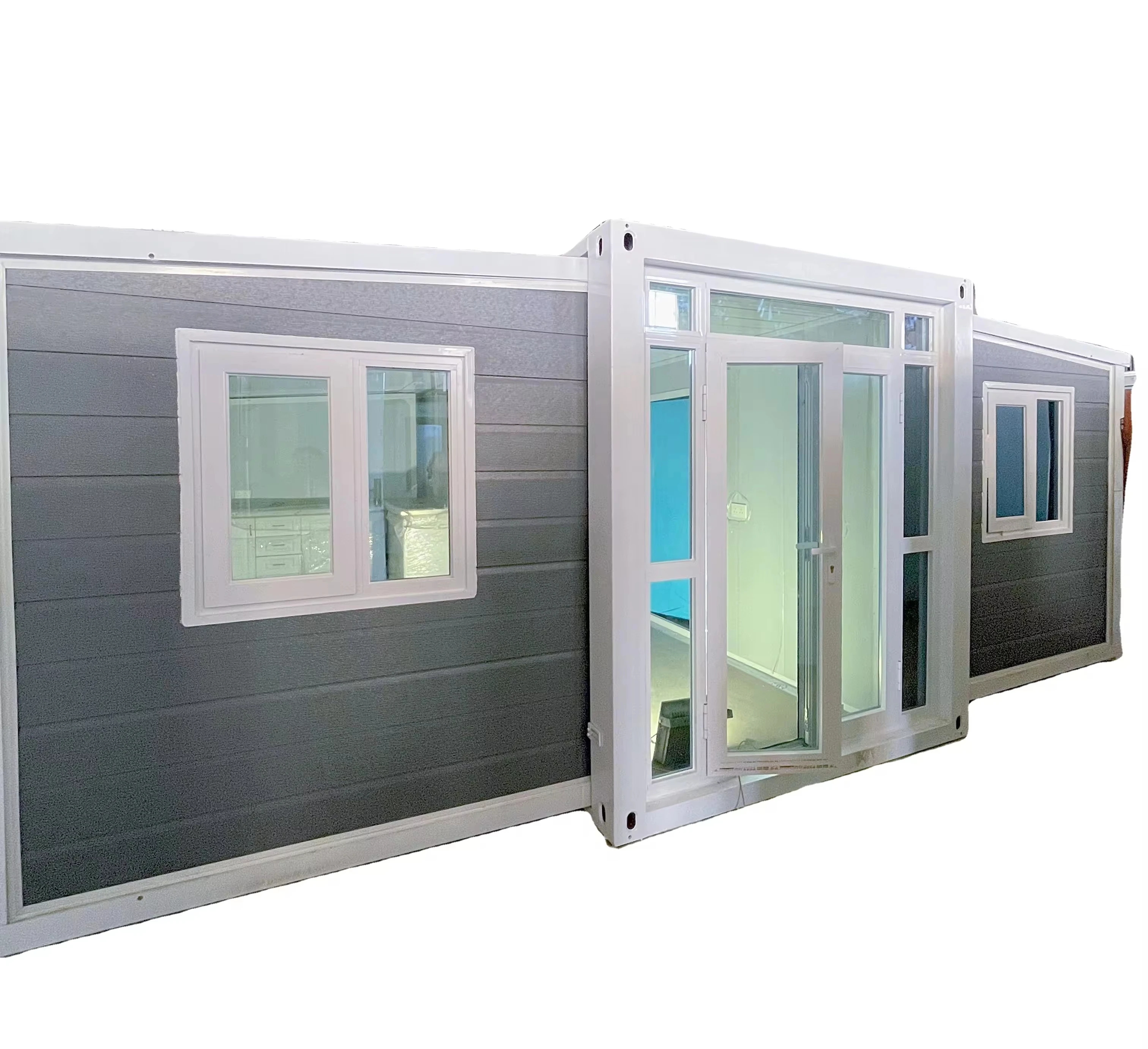 ready to ship Expandable Flat Pack Prefab Module Home 30 Ft Container Expandable House with Solar Energy