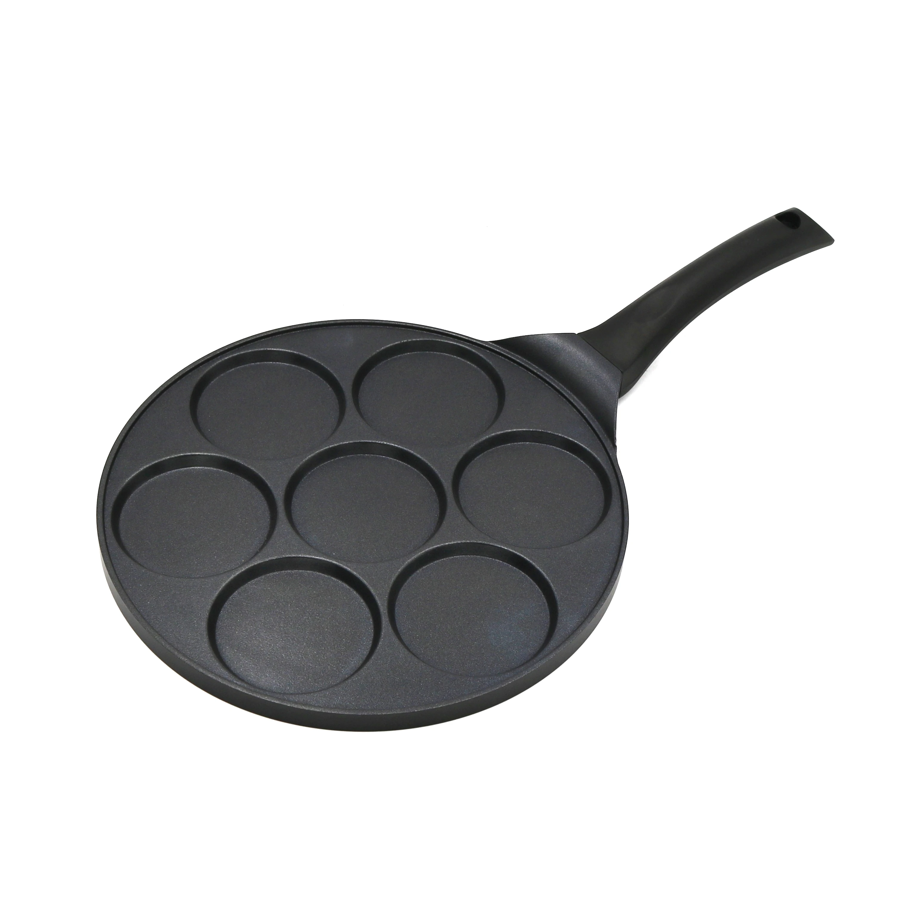 Cheap Custom Bottom Covering Quiche Pancake Pan Maker Non Stick Baking Mini Frying Pancake Pan