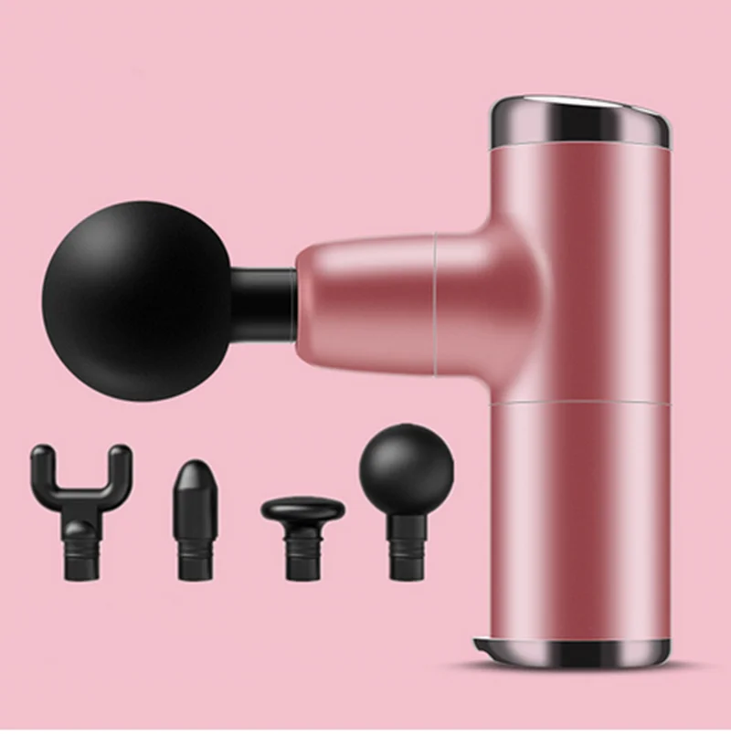 Dropshipping Deep Muscle Fascial Body Massager Mini Massage Gun Portable Handheld Electric Vibration Massage Gun