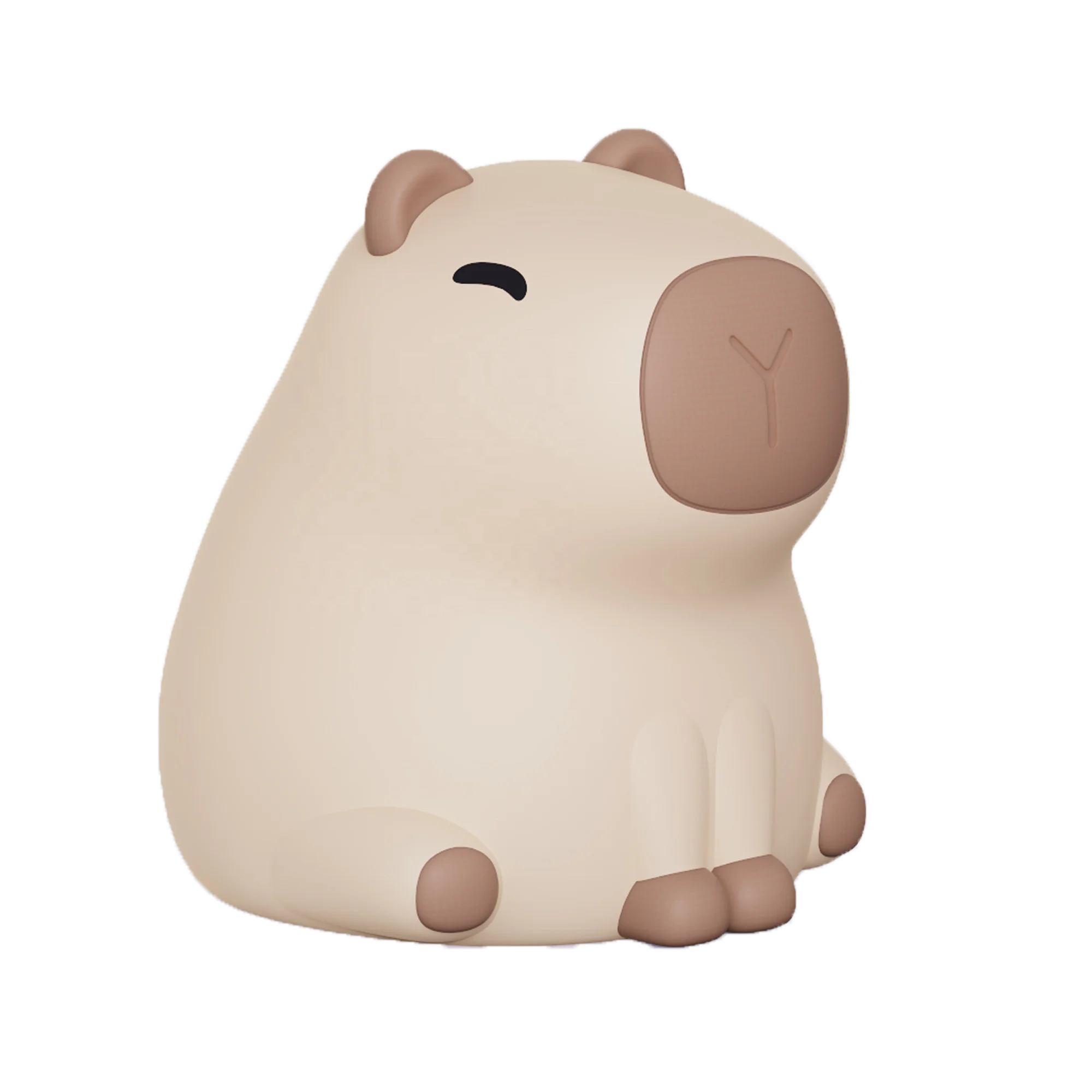 2025 new products ideas LED birthday gift silicone animal lamp capybara funny night light cute night light for kids home bedroom
