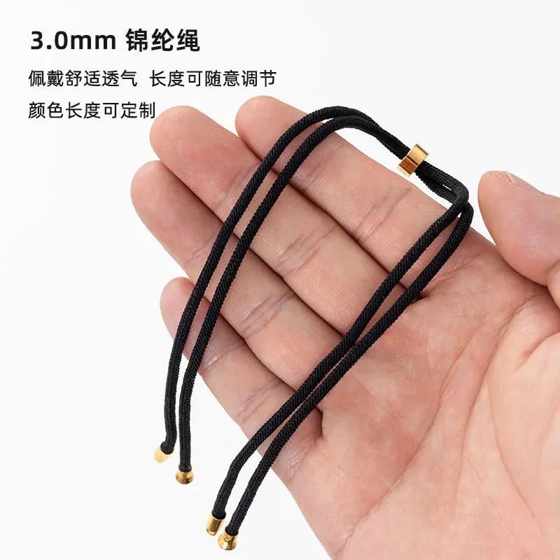 Rope Strings Cords Handmade Pendant Adjustable Braided Necklace Rope for Necklace and Jewelry Making