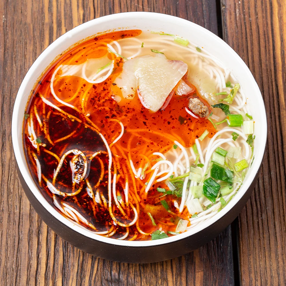 Lanzhou beef noodles specialties soup special fast food bagged ramen noodles night snack convenient fast food