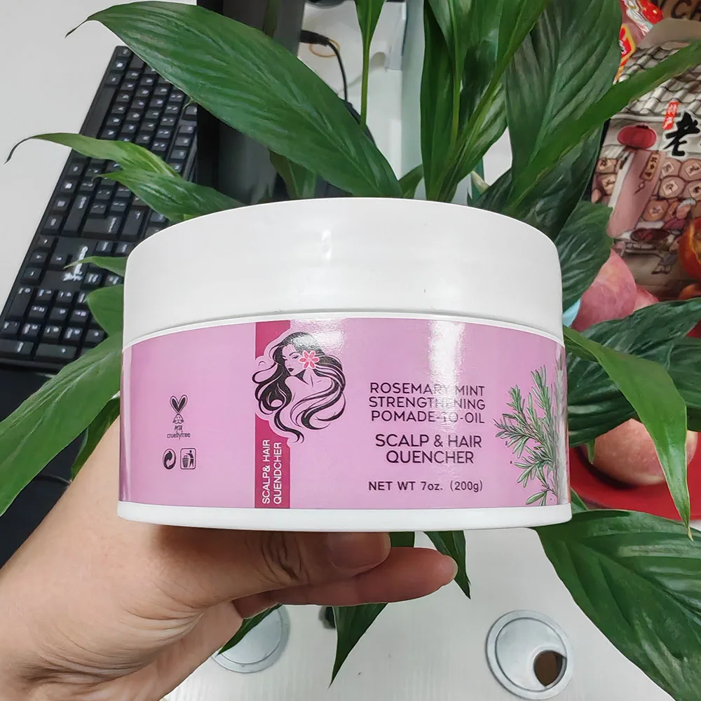 Deep Conditioning  Rosemary Mint Strengthening Hair Pomade Growth Repair Treatment