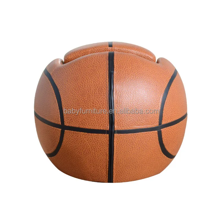 Custom Basketball Kids Sofa Leather Waterproof and Dirt Resistant Combo Set Kids Furniture Wholesale