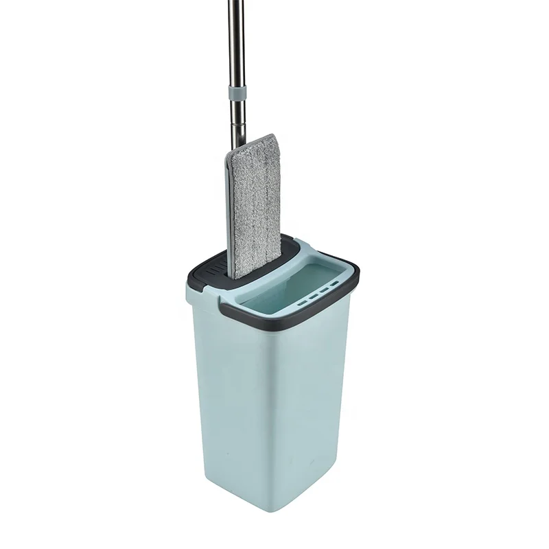 household cleaning products flat mop and bucket set flat mop self squeeze