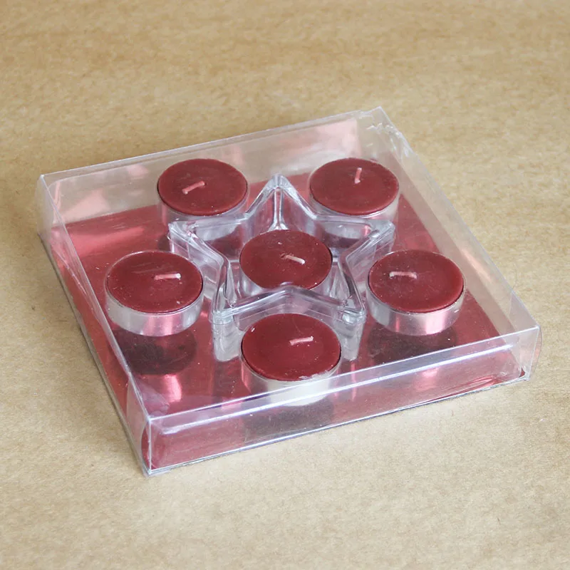 Custom Label Luxury High Quality Tea Light Candle Gift  Promotion Scented Colorful Tealight Candle