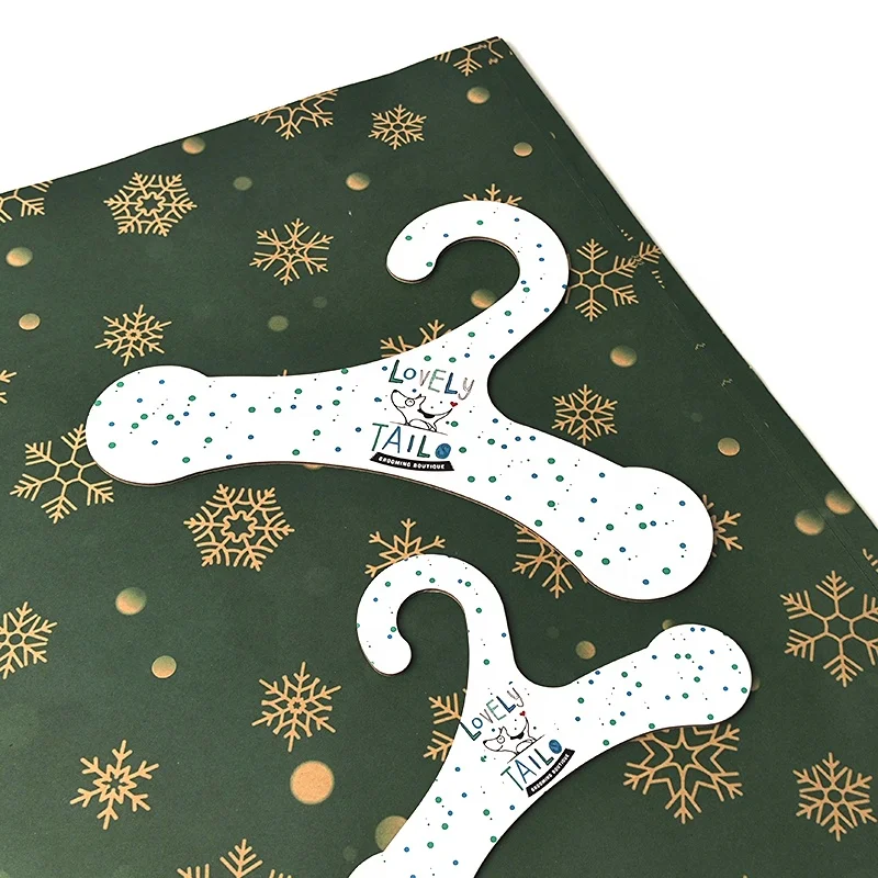 High Quality Creative Custom Gift Wrapping Paper Roll Christmas Packaging Pet clothes tag Paper Brown Kraft Paper