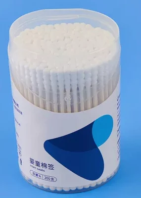 Custom label Good quality q-tips cotton swabs for eyeliner cotton bud manufacturers in china