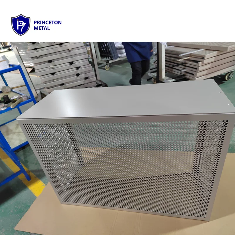 Modern radiator light control Outdoor Metal Aluminum Air Conditioner Covers