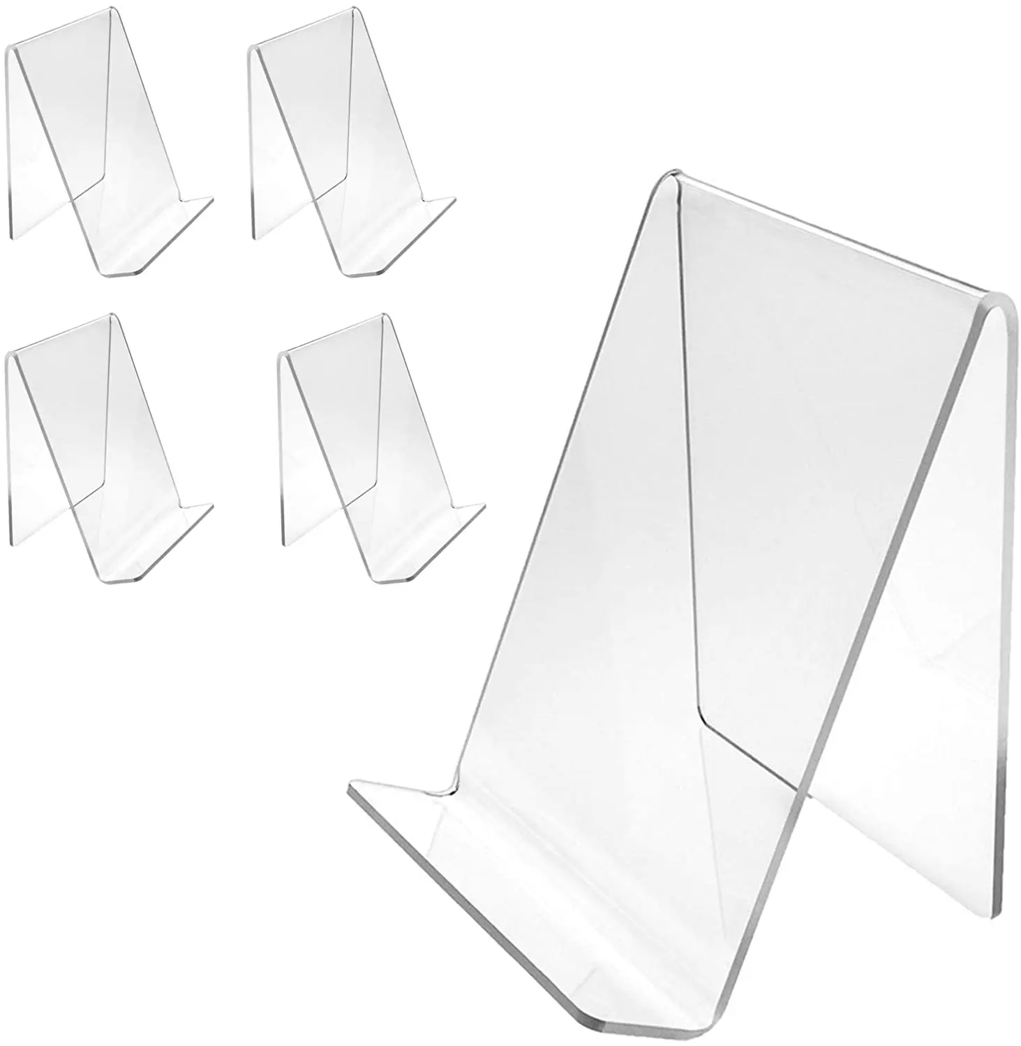 High Quality Customized Acrylic Book Stand Display Clear Acrylic Open Book Display Stand