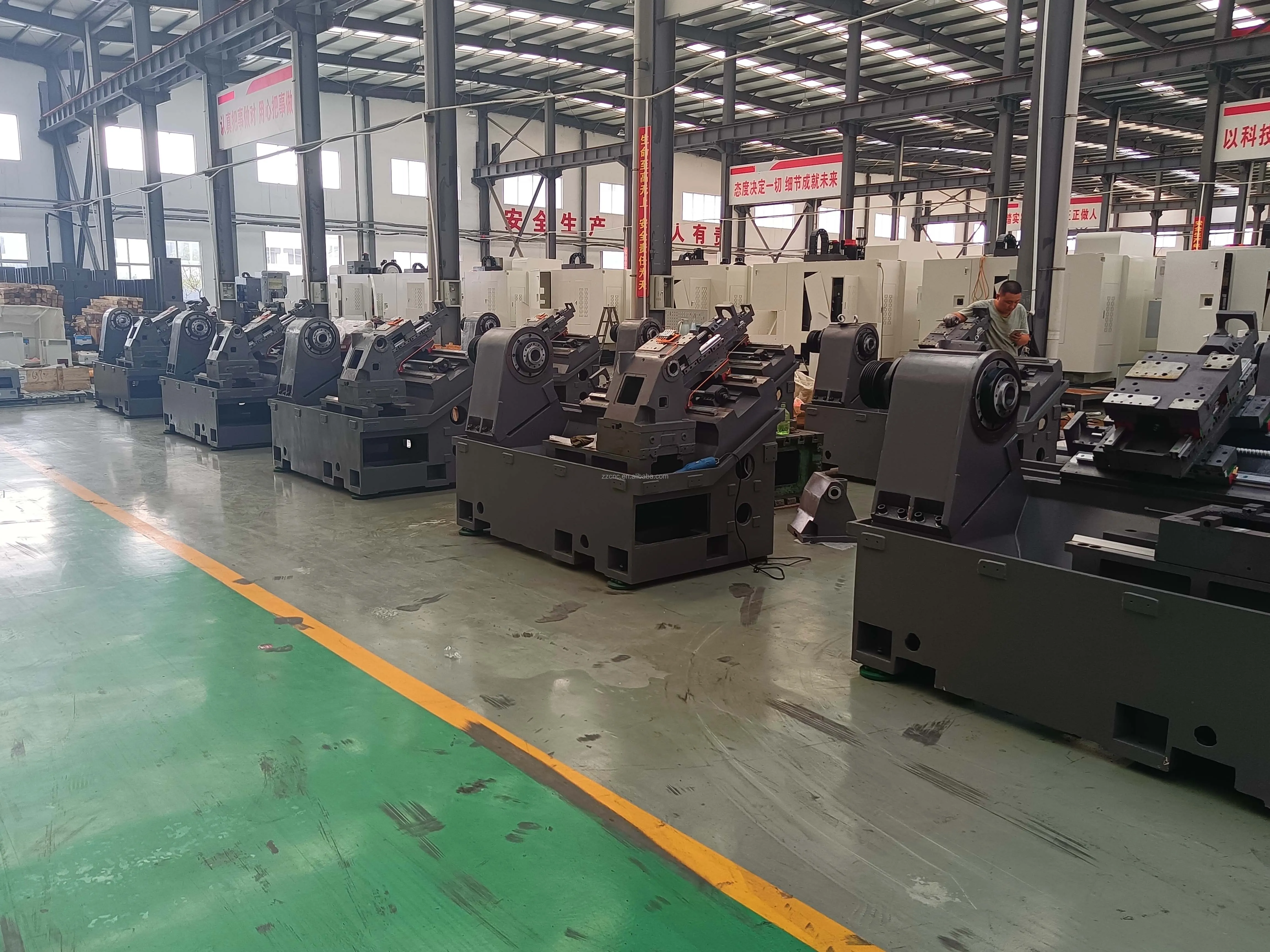 CNC slant bed lathe TCK50 turning machine center with Y axis