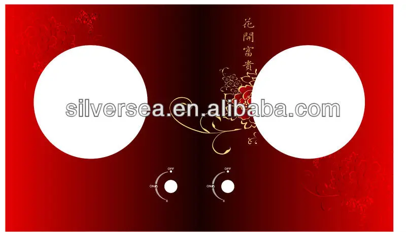 Плита газовая плита толщиной 6 мм из закаленного стекла