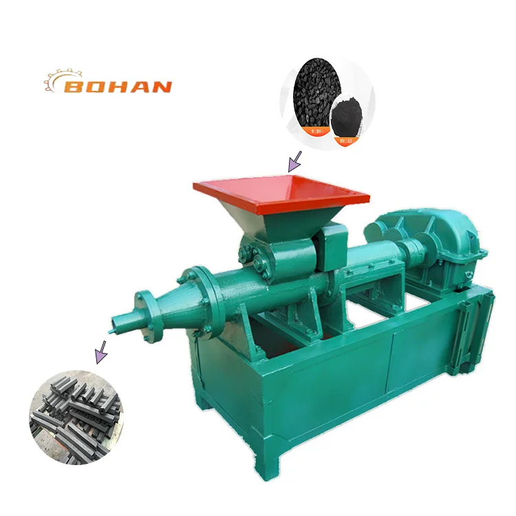 Small and simple hydraulic coke ball press, carbon elliptical coal rod extruder with discounted price