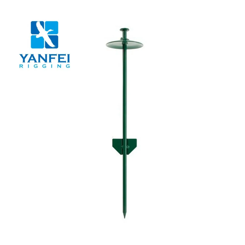 Galvanized Swivel Dog Tie Out Stake Anchor With Double Dog Leash And Stainless Steel Dog Chain
