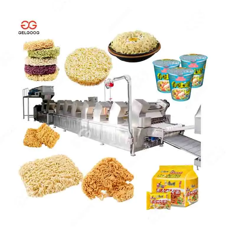 Gelgoog Electric Automatic Instant Noodle Making Machinery Noodles Instant Ramen Noodle Machine