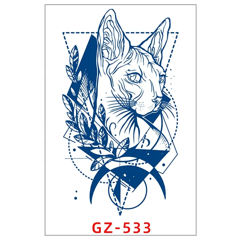 2022 New Pattern Custom 100% Plant-Based Last 15 days Realistic Matte Surface Juice Semi Permanent Temporary Tattoo Sticker