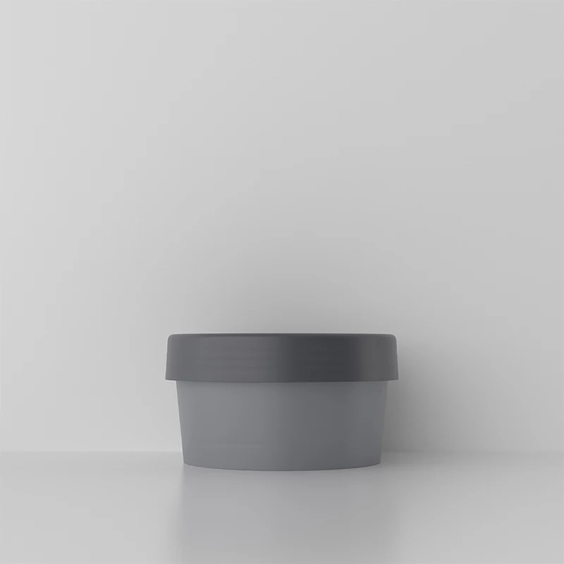 50g 100g 200g matte pink green black small cream container pp plastic cream jars with cap