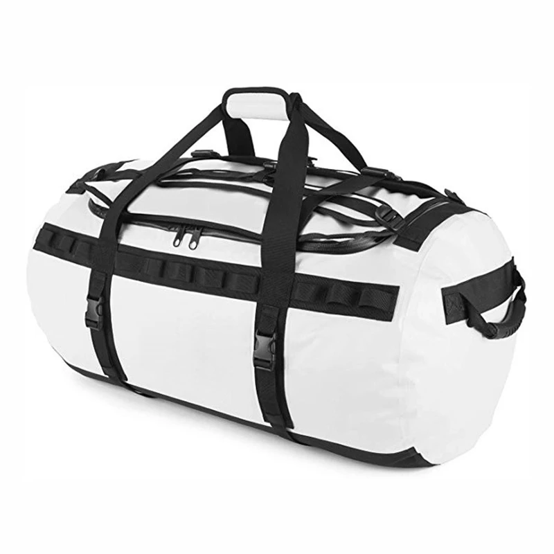 Custom travel bags mens women Yellow Yoga gym tote Travel Duffel sports bag With Shoe Compartment