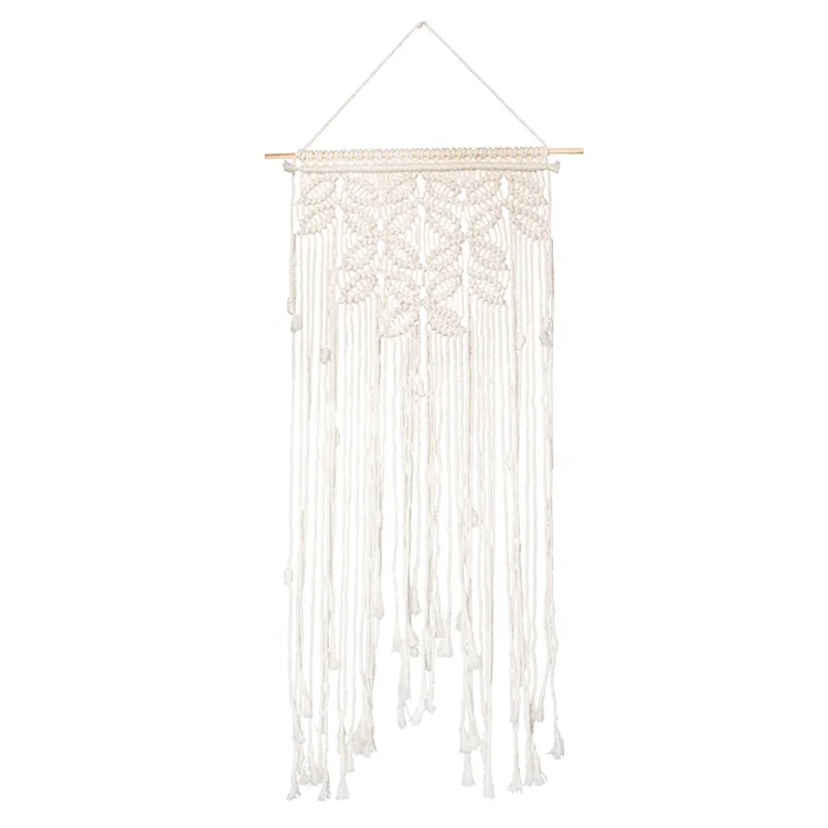 2022 Boho Wedding Decor Hand Cotton Woven Wall Tapestry Bohemian Wall Art Hanging Macrame Large Hanger Wall Hanging Tapestries