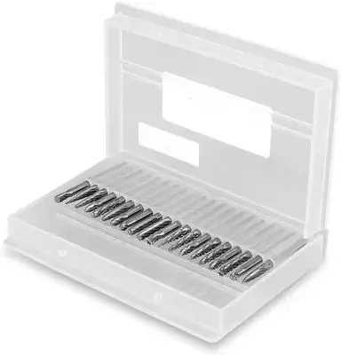 3*3mm 20 pcs Double Cut Rotary File Carbide Burr Set