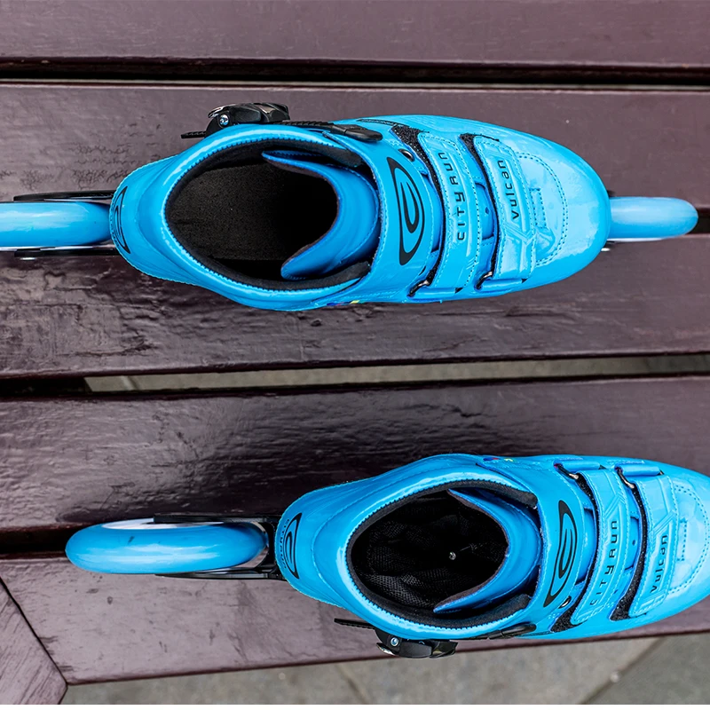 Carbon fiber racing roller shoes 4 100mm 110mm wheels inline speed skates