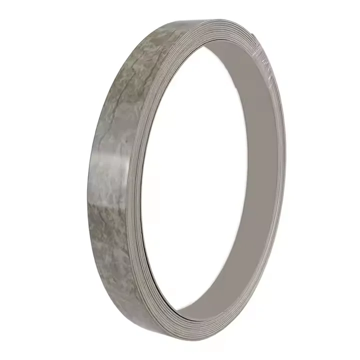 0.8MM 0.9MM 1MM Marble Edge Banding Pvc Edge Banding  Thickness Edge Sealing Strip for Furniture Cabinets