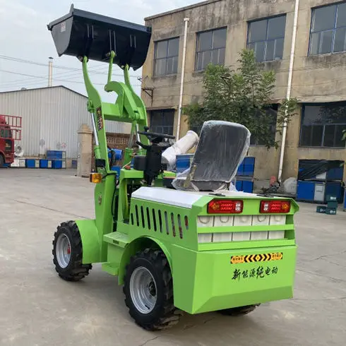 Mini wheel loader 600kg 1000kg Small Wheel Skid Steer Loader Payloader for sale with CE