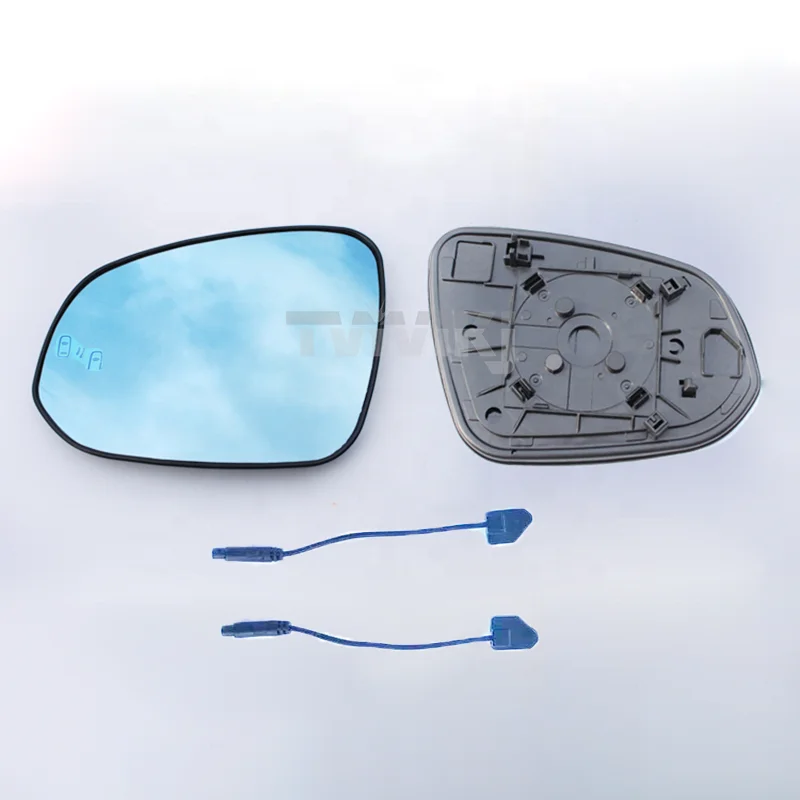 Side Rearview Mirror Blue Glass Lens blind spot assist For TOYOTA VELLFIRE ALPHARD HARRIER ESQUIRE NOAH VOXY ZRR80 2016-2020