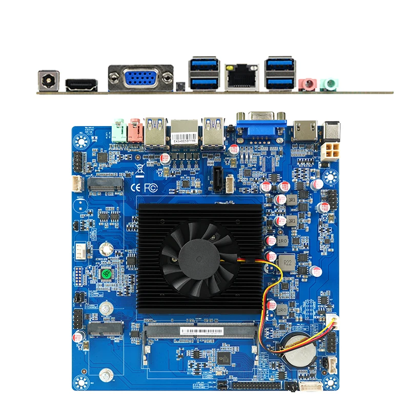 Zeroone завод Intel Elkhart Lake J6412 bTpm2.0 настольный компьютер X86 Mini Pc Mainbooard 2Ddr4 Mini Itx материнская плата