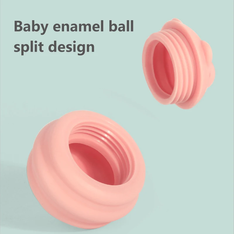 High quality toddler cartoon 4PCS water animal texture soft rubber balls toy baby tactile perception silicone ball juguetes