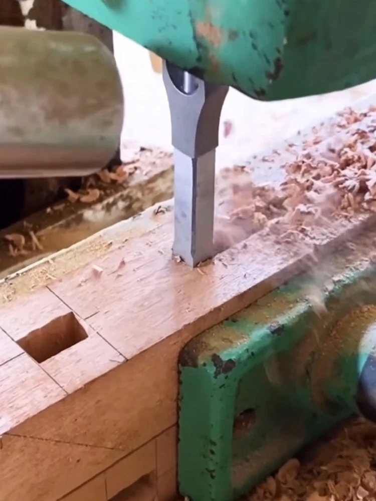 4 pcs kits 6.4/8/9.5/12.7mm square screw drill tenon chisel adjustable wood drill