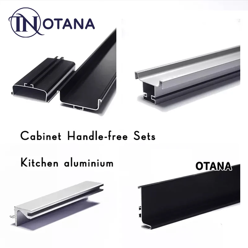 aluminium kitchen cabinet profile kitchen cabinet skirting and handle profiles with accessories Frame Bedroom Sliding Door