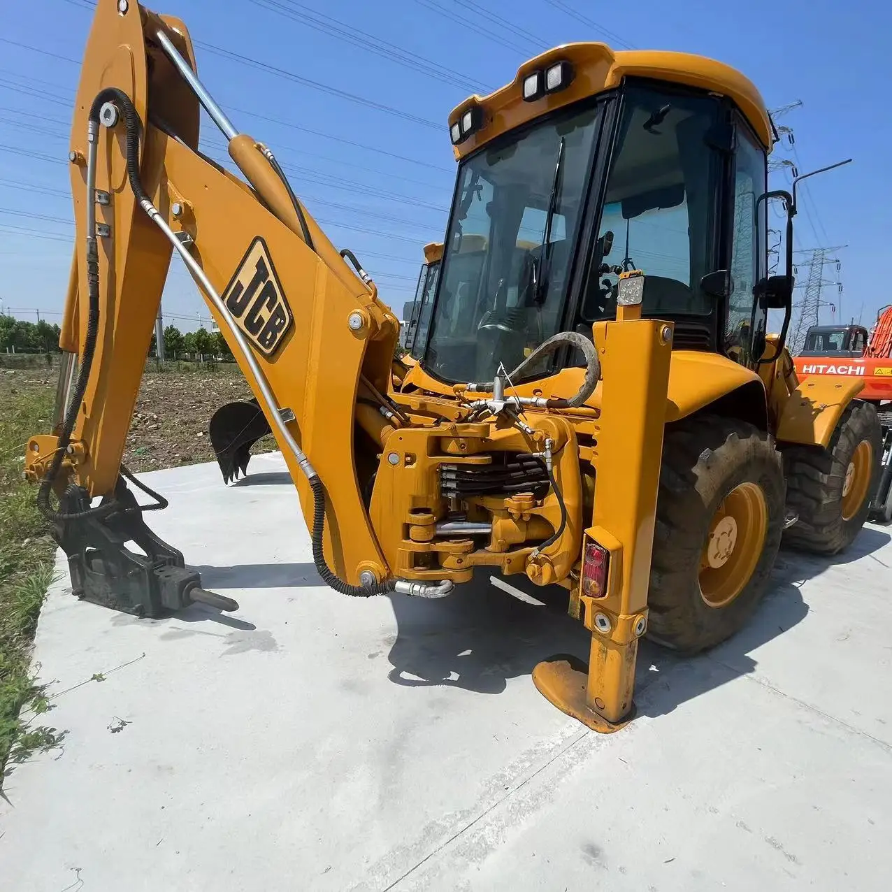 Лидер продаж Подержанный JCB 3cx 4cx экскаватор-погрузчик колесный привод трактор с высокой эффективностью для продажи по низкой цене