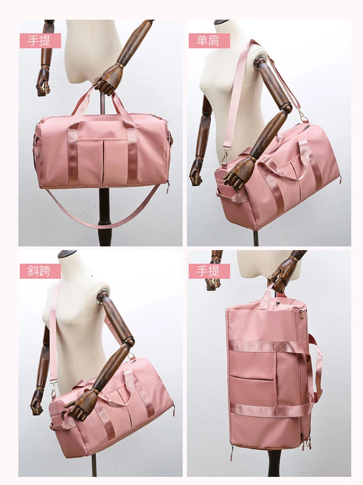 Outdoor Travel Bags Gym Wholesale waterproof travel sport bag fitness duffel gym backpack shoe compartment Sports Duffle Bag