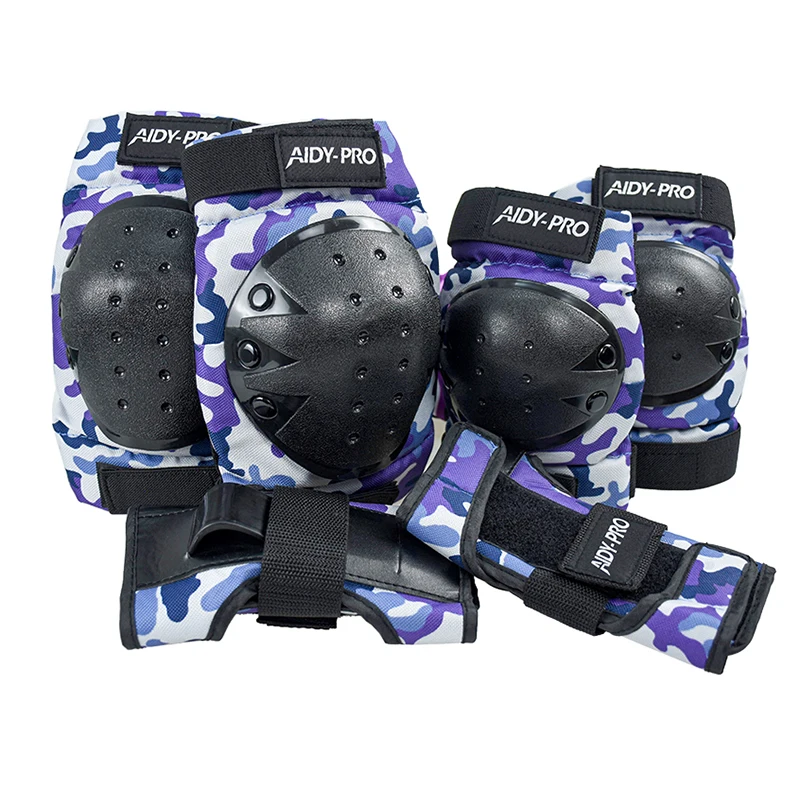 OEM Adult Kids Knee Pads Elbow Pads and Wrist Guards for Inline Skating Skateboarding Scootering Roller Skating Protection
