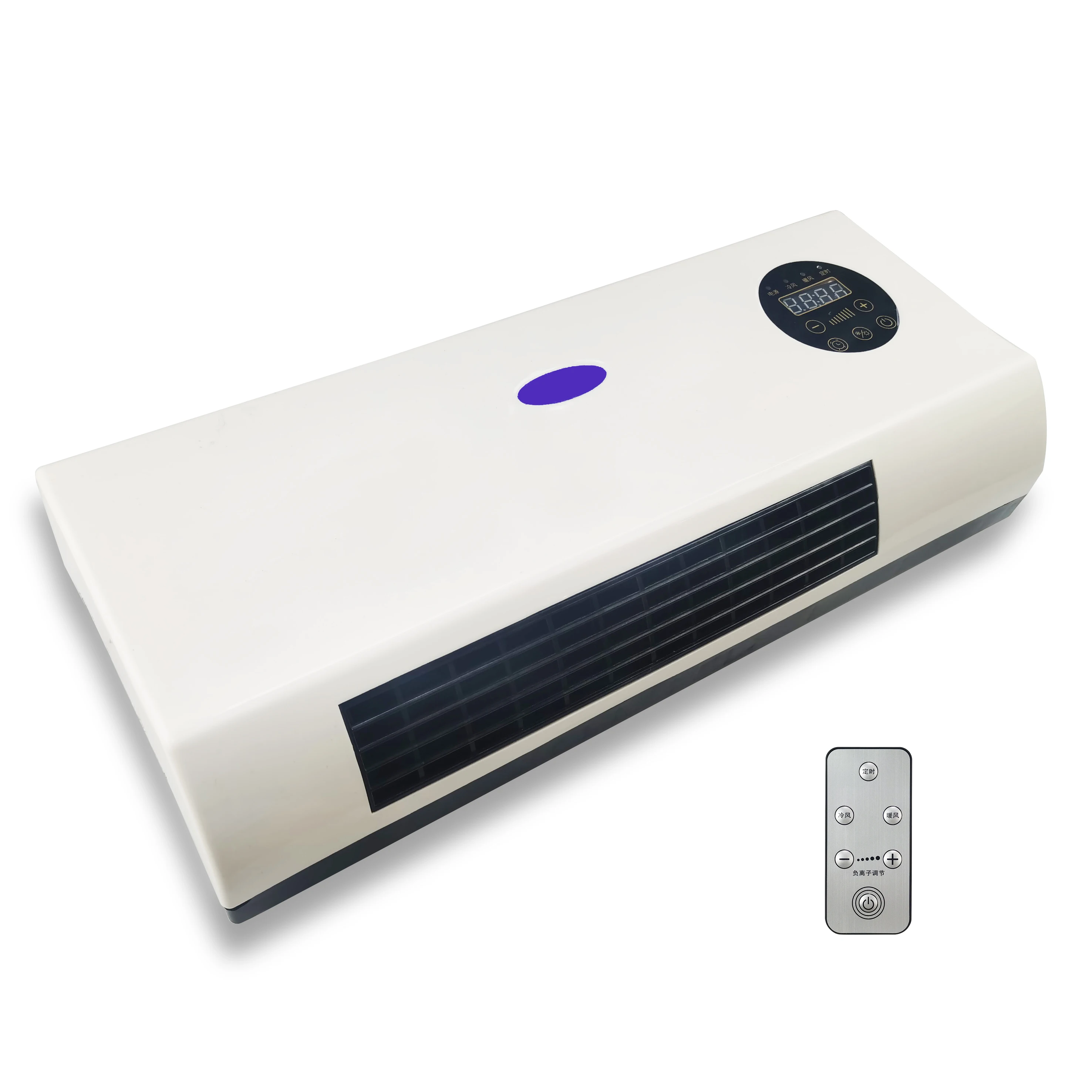 Guangdong 2000W Auto Adjustable Home Room Bladeless Wall Mounted Ceramic Warmer Fan Heater Indoor Electric Heating Fan