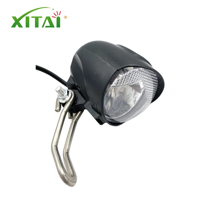 Electric bicyclel LED  headlight with horn 2-in-1 36V48V/60V bike light with horn